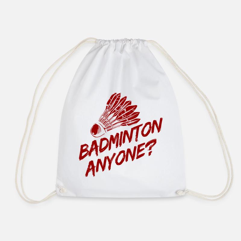 Badminton - Turnbeutel - Weiß