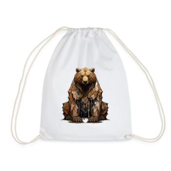 Gardien de l’ours. La force du style graffiti. - Sac de sport léger - blanc - Devant