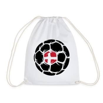 Handballer, Symbole, Handball, Danemark, Logo, icône - Sac de sport léger - blanc - Devant
