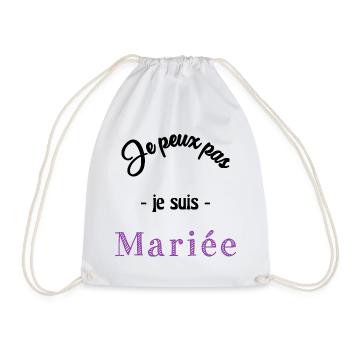 MARIEE. FUTURE MARIEE - Sac de sport léger - blanc - Devant