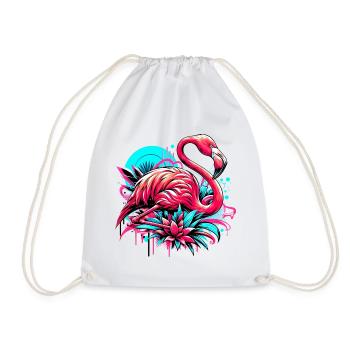 Flamant - Sac de sport léger - blanc - Devant