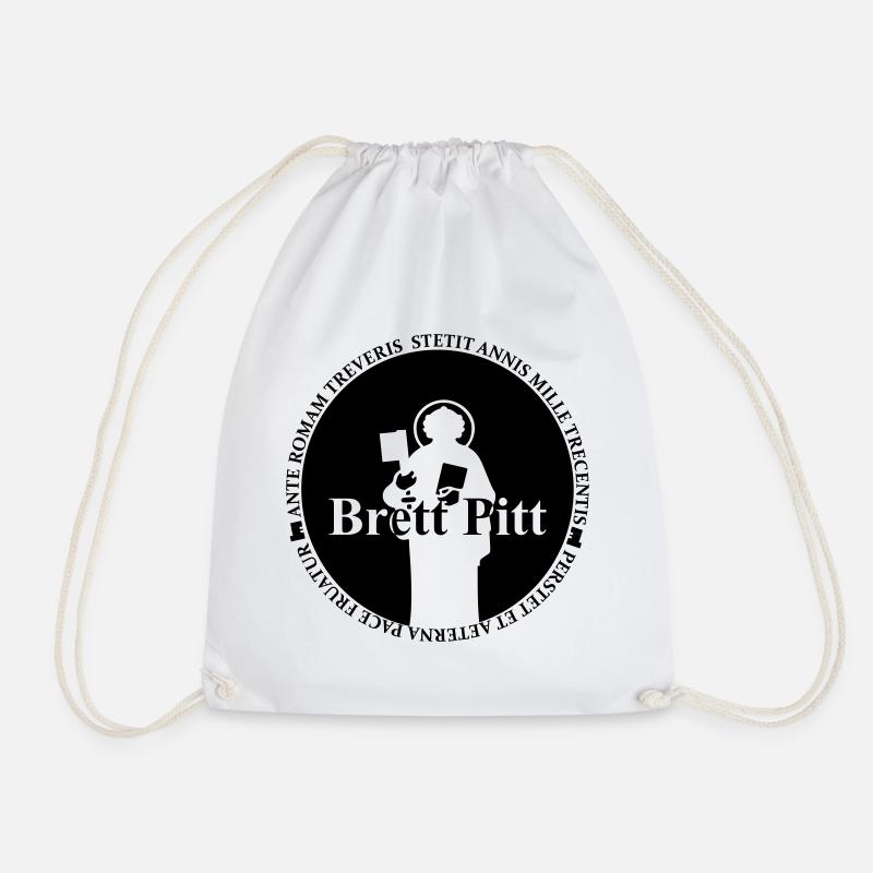 BrettPitt - Turnbeutel - Weiß