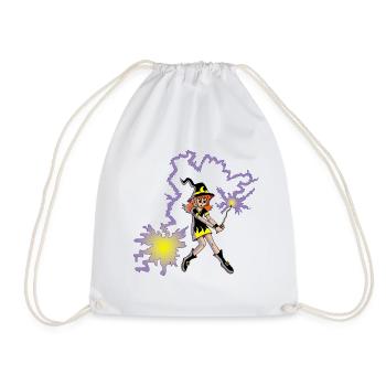 Apprentice Witch - Drawstring Bag - white - Front