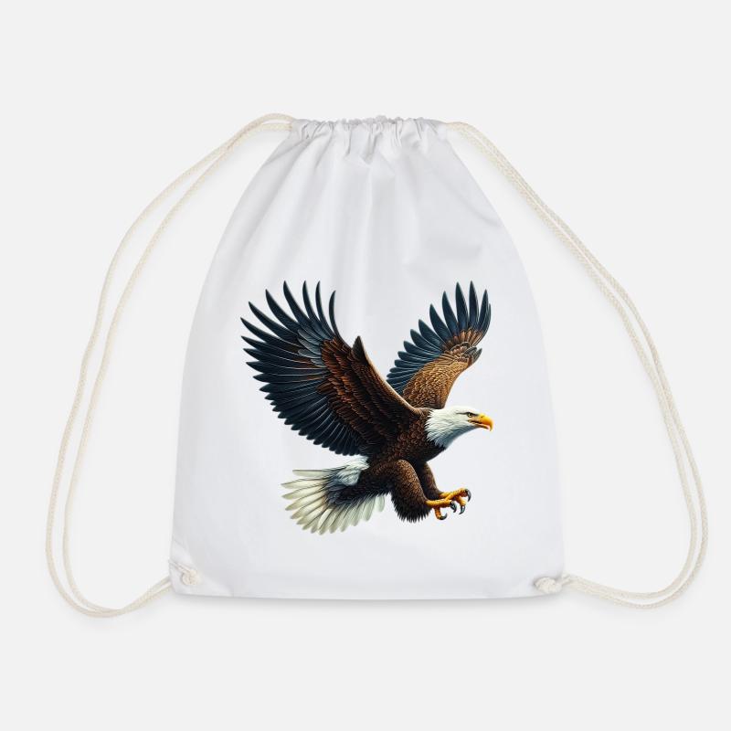 Adler - Turnbeutel - Weiß