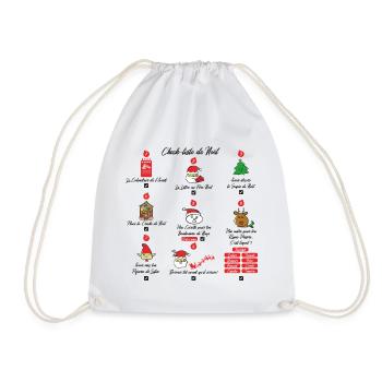 Noel Check liste - Sac de sport léger - blanc - Devant