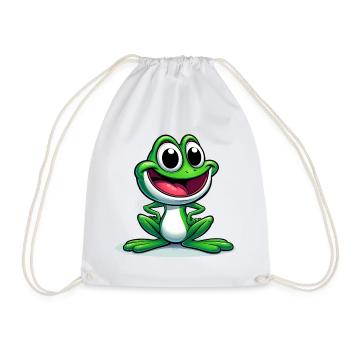 Grenouille - Sac de sport léger - blanc - Devant
