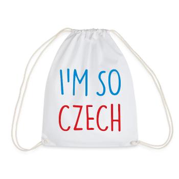I'M SO CZECH Czech Republic - Drawstring Bag - white - Front
