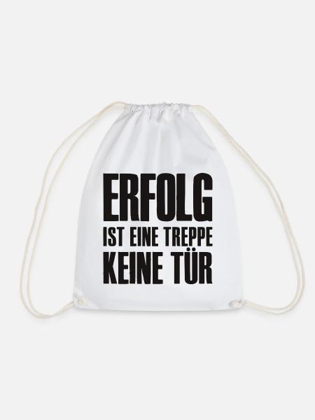 Erfolgsspruch Erfolg Online Business Affiliate - Turnbeutel - Weiß