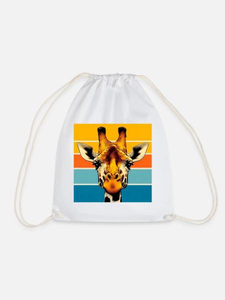 Giraffe - Turnbeutel - Weiß