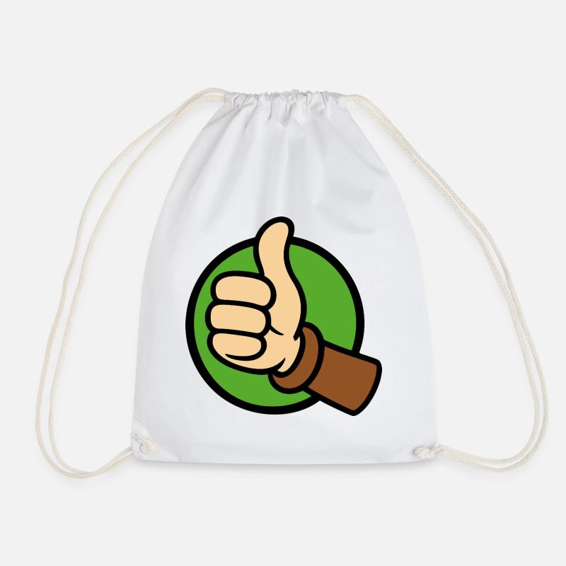 I Like It! - Drawstring Bag - white