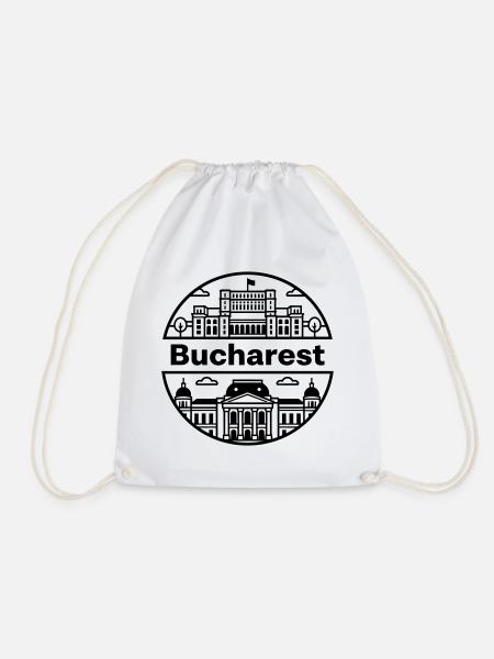 Bukarest - Turnbeutel - Weiß