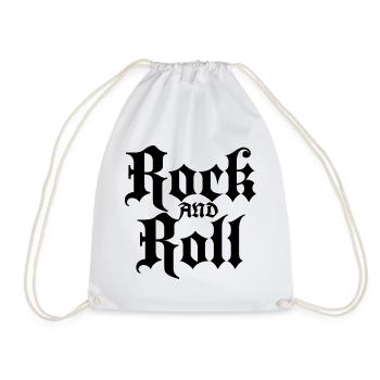 Tatouage gothique rock and roll - Sac de sport léger - blanc - Devant