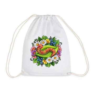 Dessin animé du Mille-Pattes - Sac de sport léger - blanc - Devant