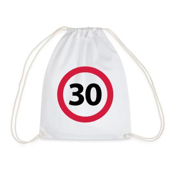 30 Anniversaire - Sac de sport léger - blanc - Devant