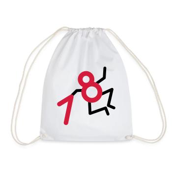 Enfin: 18 ans! - Sac de sport léger - blanc - Devant