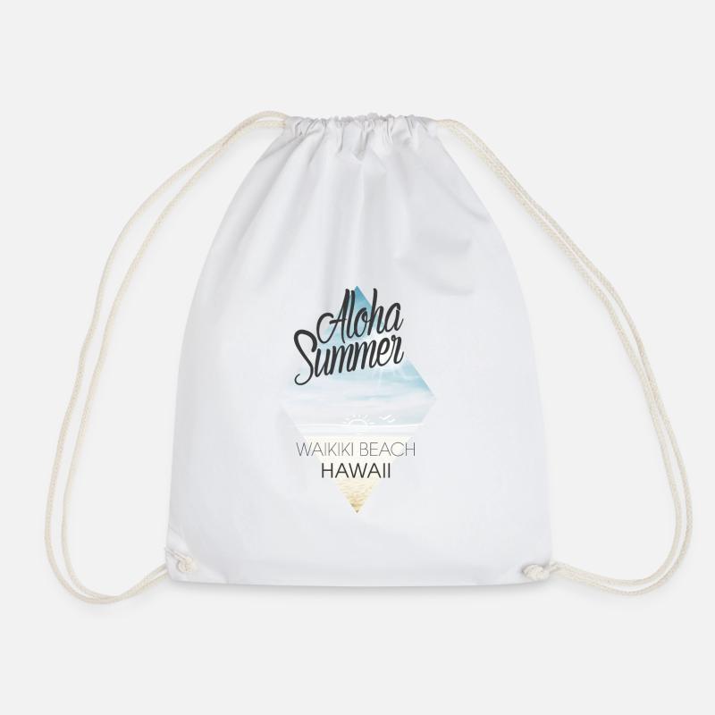 Aloha Summer Hawaii - Sac de sport léger - blanc