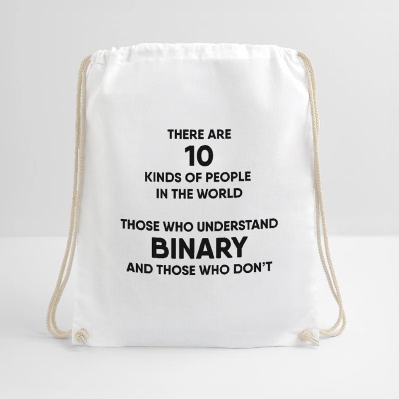 Programmer - Binary system Drawstring Bag