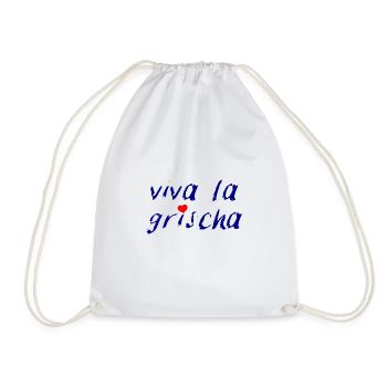 viva la grischa - Turnbeutel - Weiß - Vorne