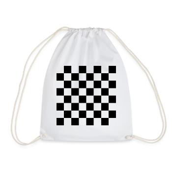 échiquier - Sac de sport léger - blanc - Devant