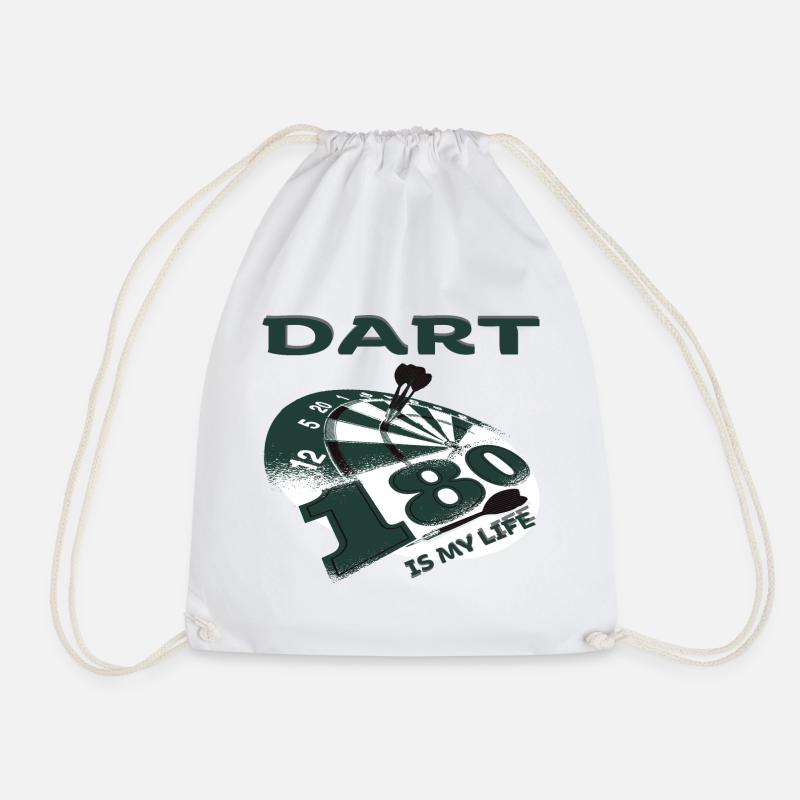 Dart Darts - Turnbeutel - Weiß