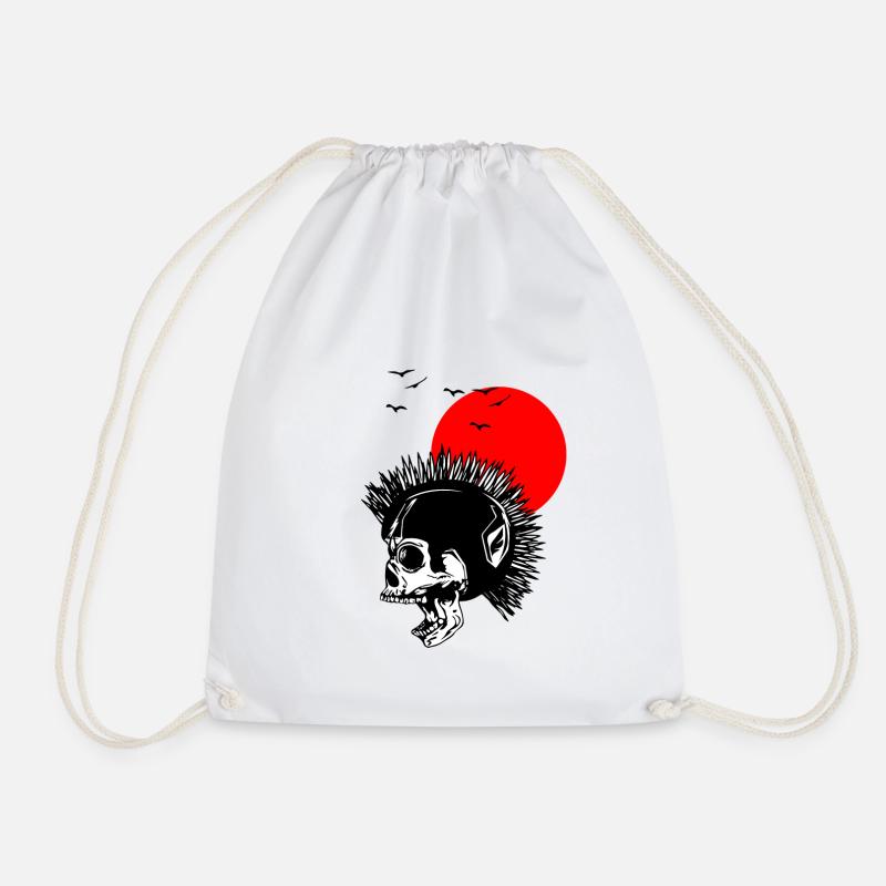 le crâne - Sac de sport léger - blanc