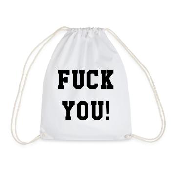Va te faire foutre - Sac de sport léger - blanc - Devant