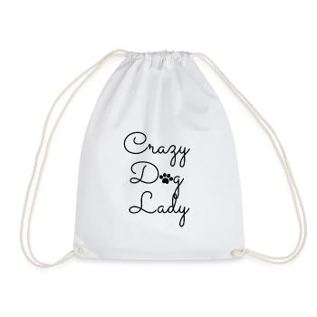 Dame de chien fou - Sac de sport léger - blanc - Devant