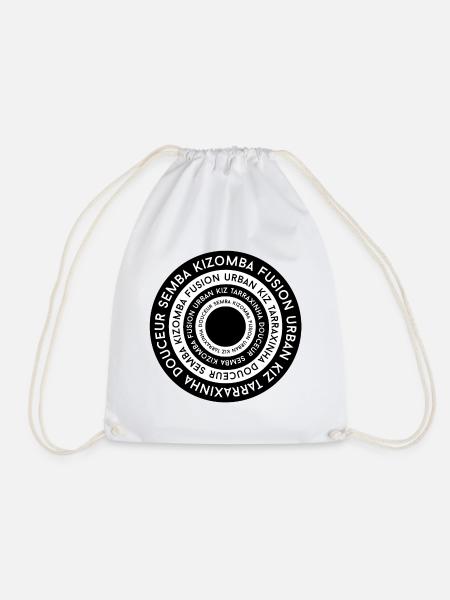 Semba Kizomba Fusion Urban Kiz Tarraxinha Douceur - Drawstring Bag - white
