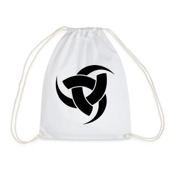 Odins three horns symbol - Drawstring Bag - white - Front