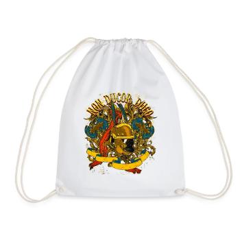 Non Ducor Duco with the Roman weapons - Drawstring Bag - white - Front