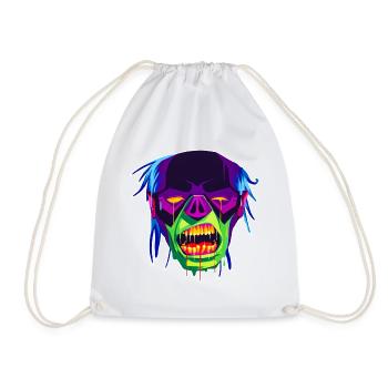 Ein Schönes und Gruseliges Zombie Design - Turnbeutel - Weiß - Vorne