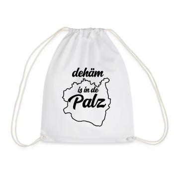 Dehäm is in de Palz - Turnbeutel - Weiß - Vorne