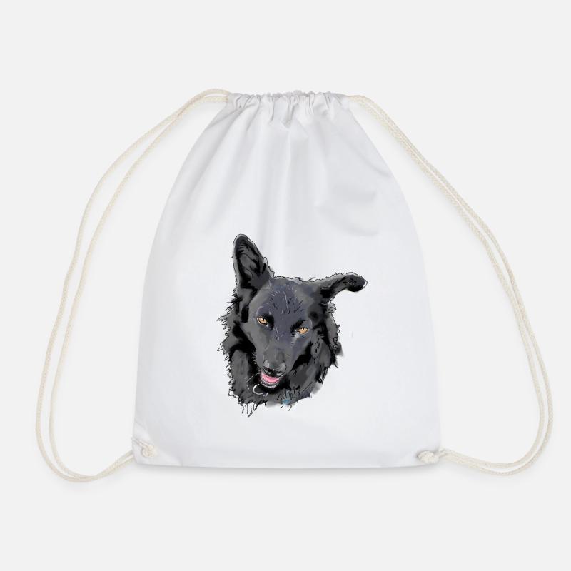 Mudi - Drawstring Bag - white