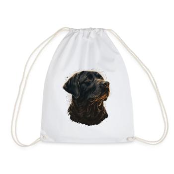 Schöne Labrador Retriever Illustration - Turnbeutel - Weiß - Vorne