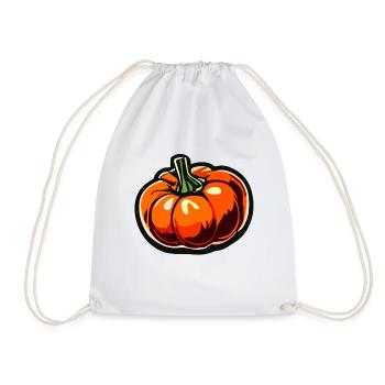 Food / Vegetables / Market / Vitamins / Design - Drawstring Bag - white - Front