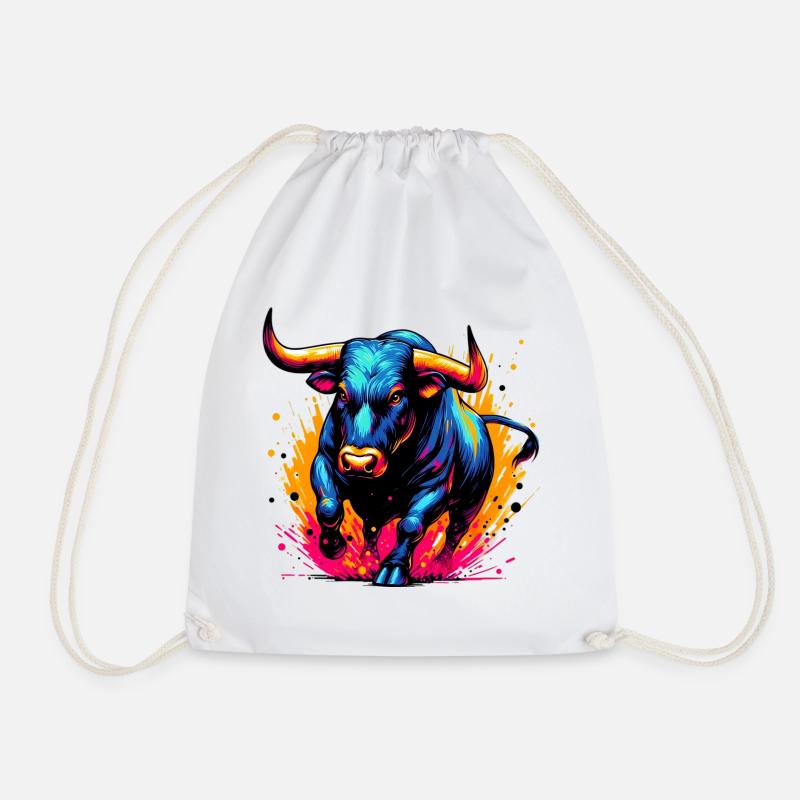 Taureau - Sac de sport léger - blanc