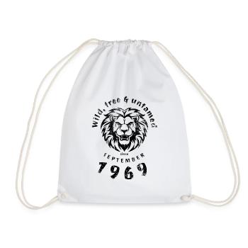 Sauvage, libre et indompté depuis 09/1969 - Sac de sport léger - blanc - Devant