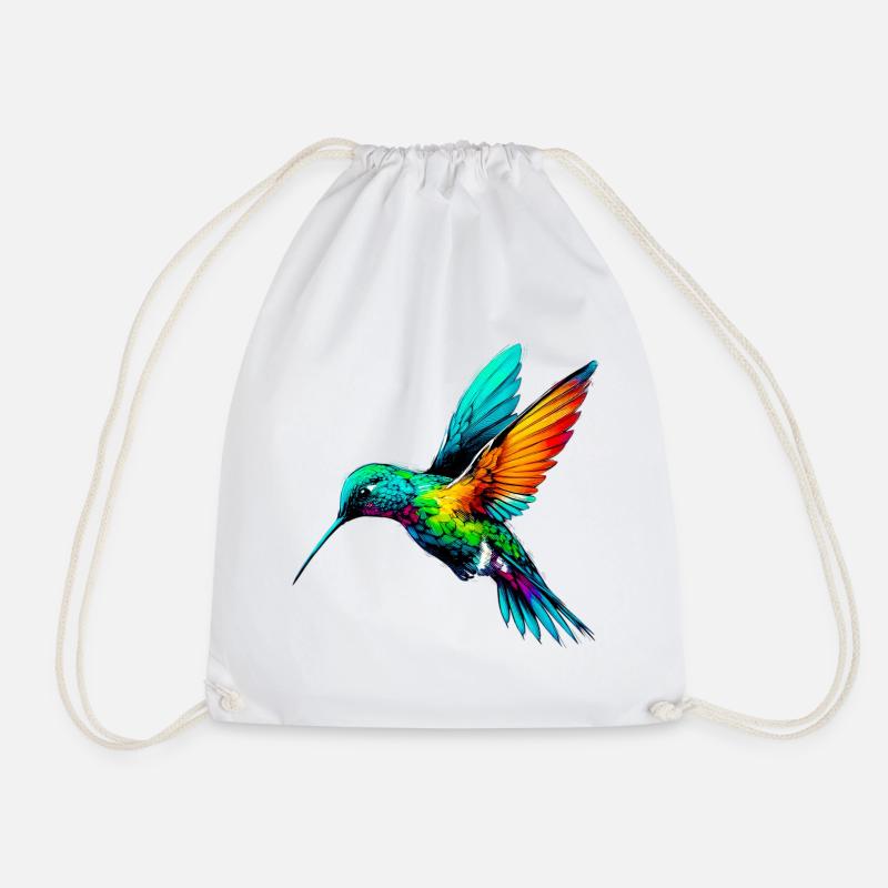 Kolibri - Turnbeutel - Weiß