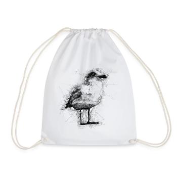 Mouette - Sac de sport léger - blanc - Devant