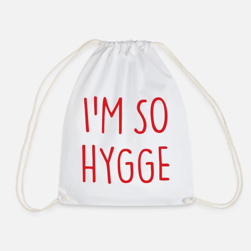 I'M SO HYGGE - Turnbeutel - Weiß