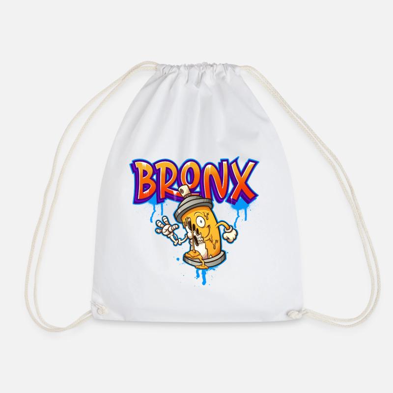 Bronx Graffiti - Turnbeutel - Weiß