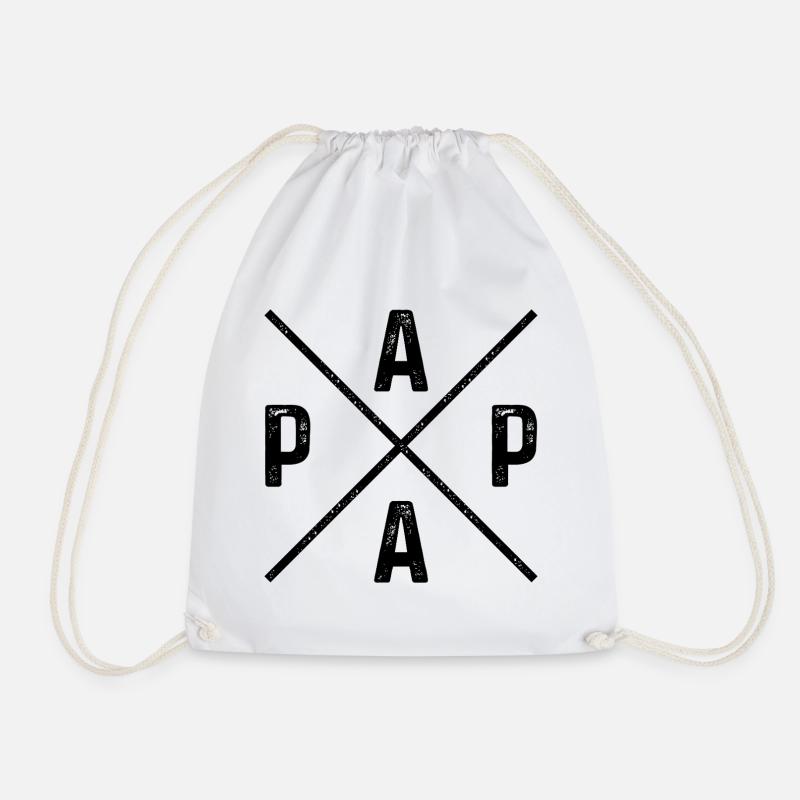 Papa - Turnbeutel - Weiß