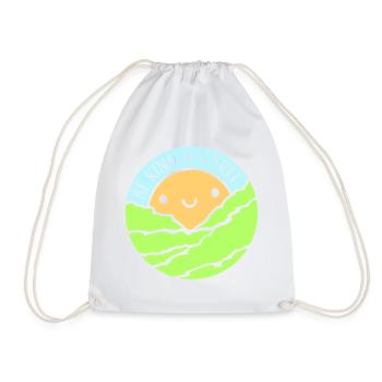 Sois gentil, c’est une déclaration de gentillesse gratuite qui dit - Sac de sport léger - blanc - Devant
