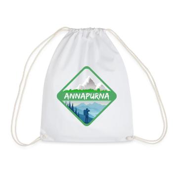 ANNAPURNA - Drawstring Bag - white - Front