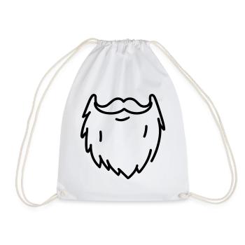 barbe - Sac de sport léger - blanc - Devant