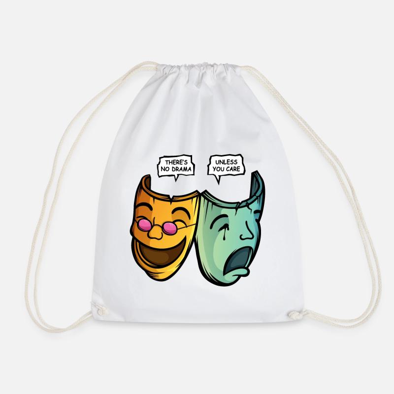 Drama - Drawstring Bag - white