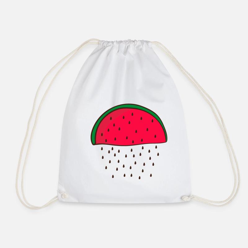Wassermelone - Turnbeutel - Weiß