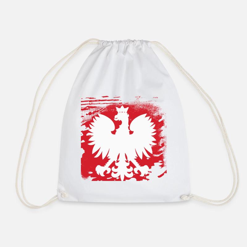 Pologne - Sac de sport léger - blanc