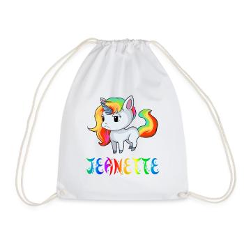 Jeanette Einhorn - Sac de sport léger - blanc - Devant