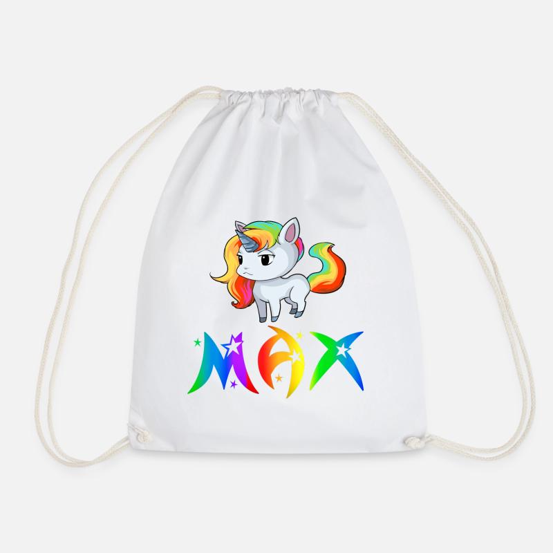 Einhorn Max - Turnbeutel - Weiß